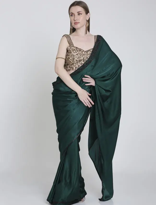 Royal Embroidered Blouse with saree