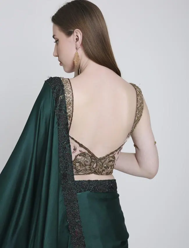 Royal Embroidered Blouse with saree