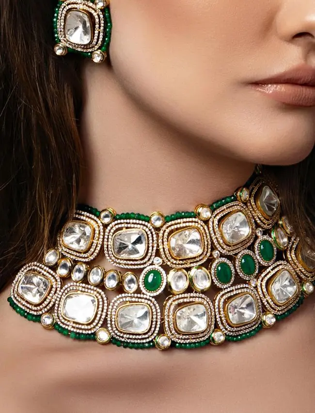 Polki Bridal Choker Set