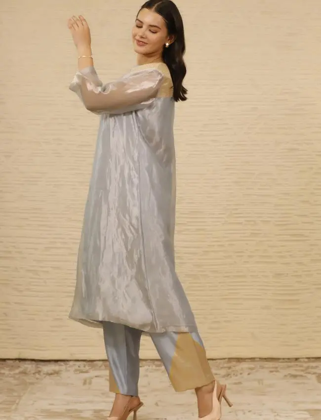 eeda_Chamak_Blue KURTA SET