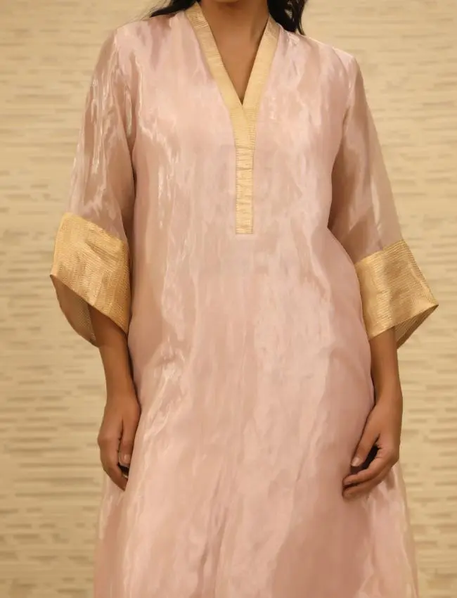 eeda_Chamak_Pink Long KURTA SET