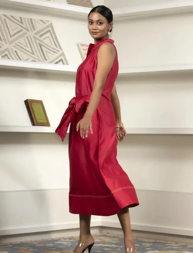 Eeda_GC_FrontTieDress_Red