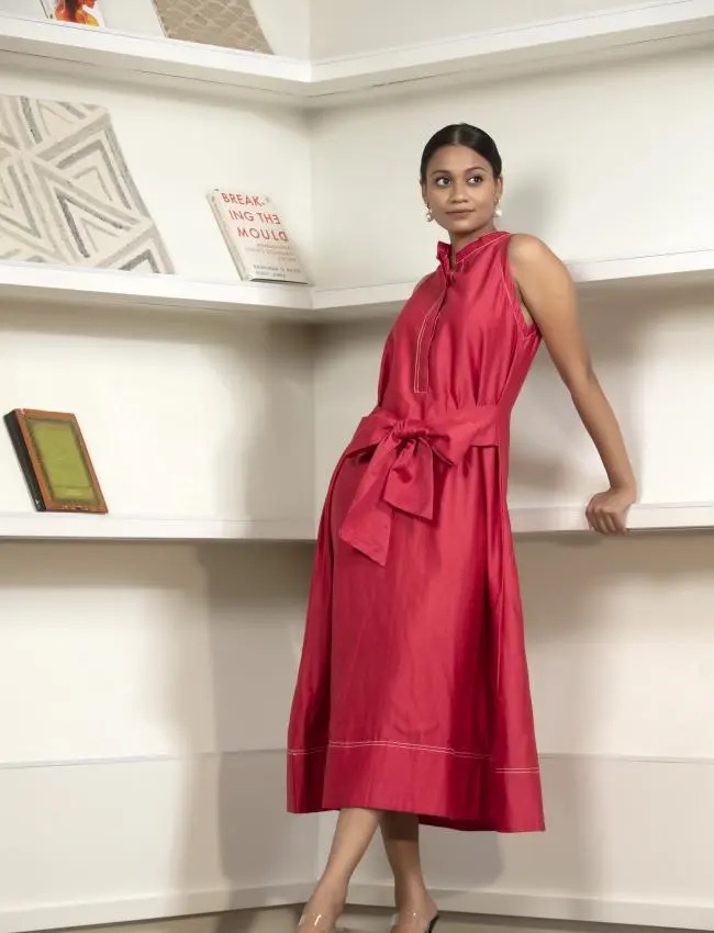 Eeda_GC_FrontTieDress_Red