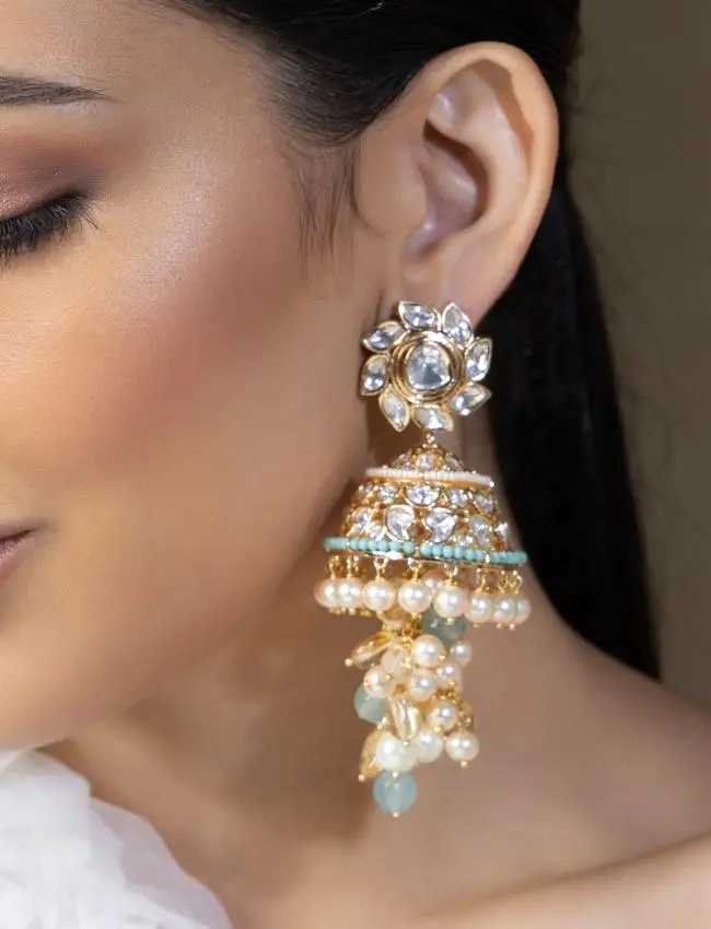 Platec Pearl Drops Jhumka Earrings ERJBR23AU6