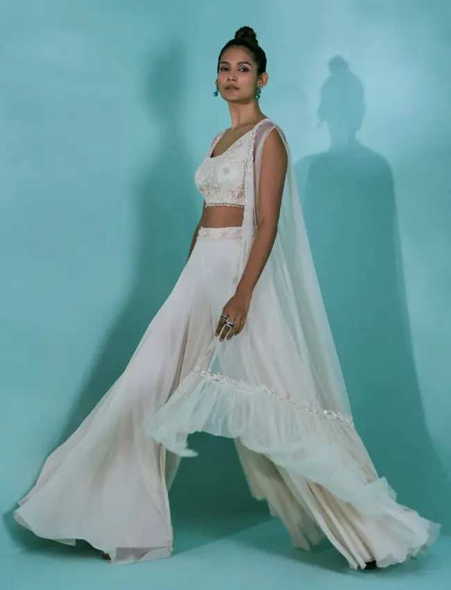Nature's Symphony Sharara Set