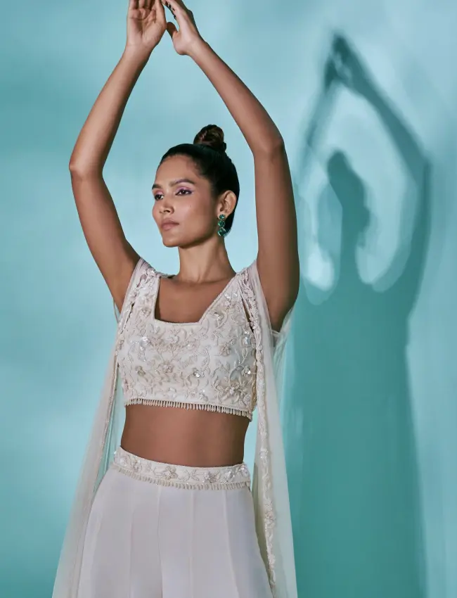 Nature's Symphony Sharara Set