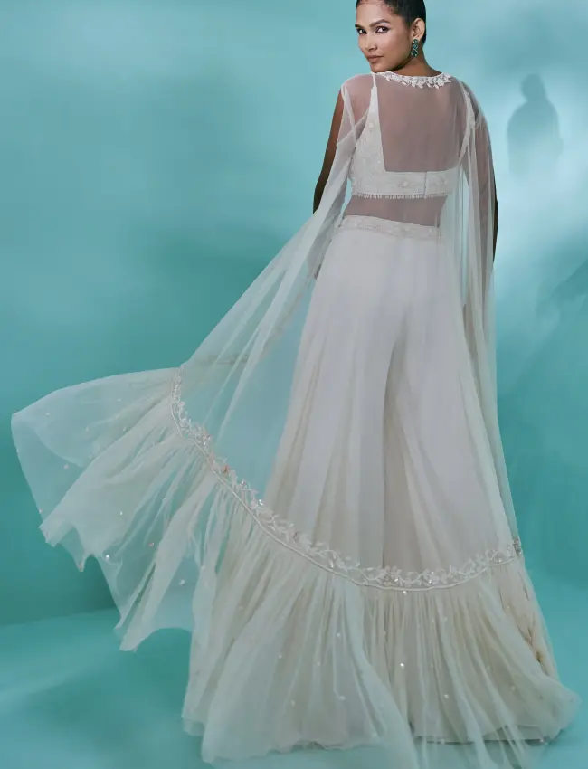 Nature's Symphony Sharara Set
