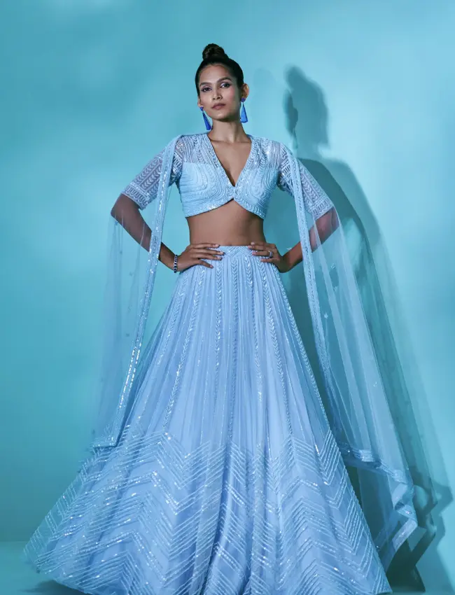 The Crystal Lehenga