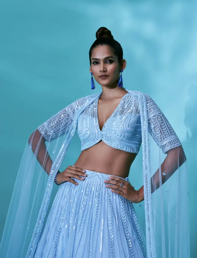 The Crystal Lehenga