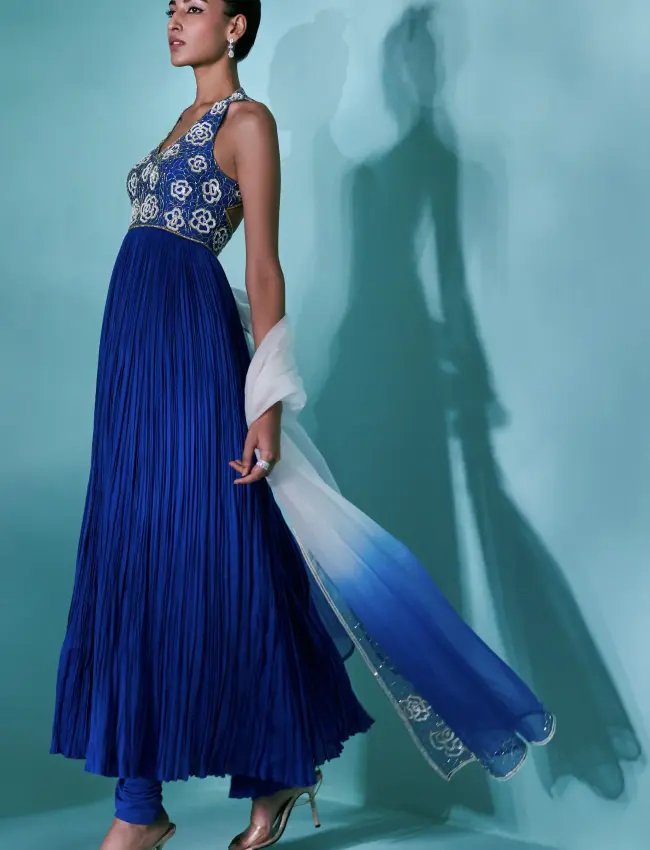 The Sapphire Anarkali