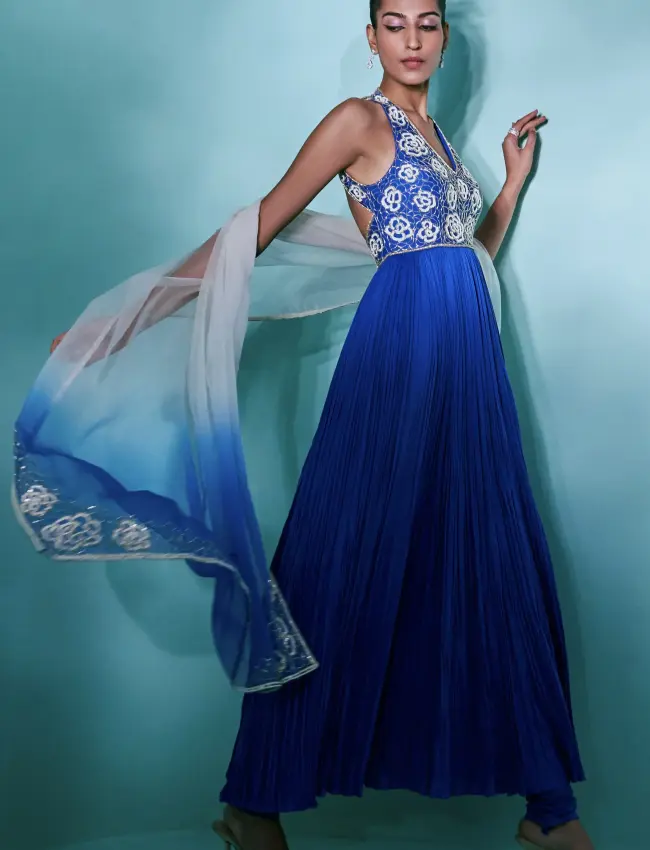 The Sapphire Anarkali
