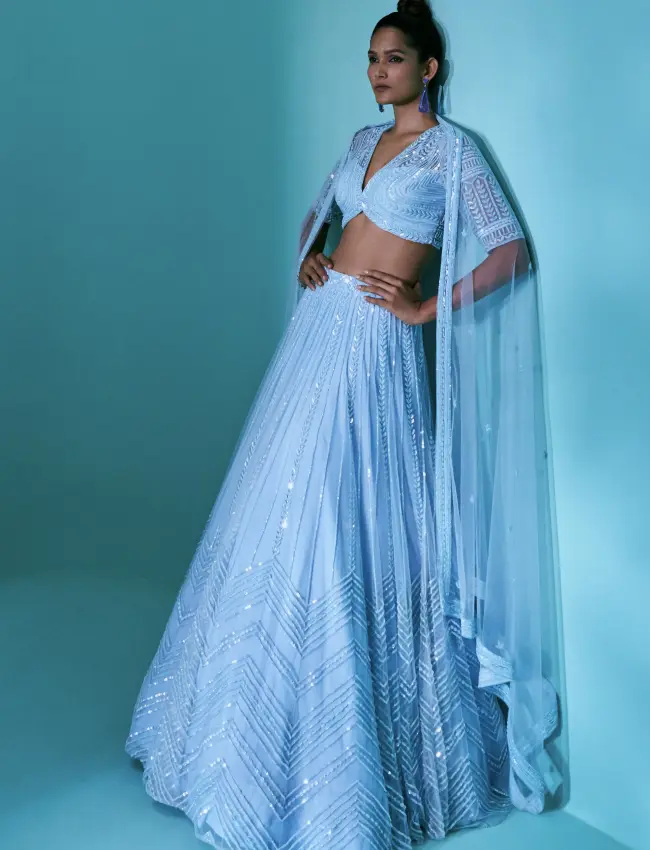 The Crystal Lehenga