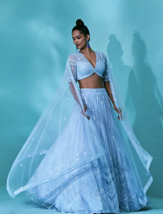 The Crystal Lehenga