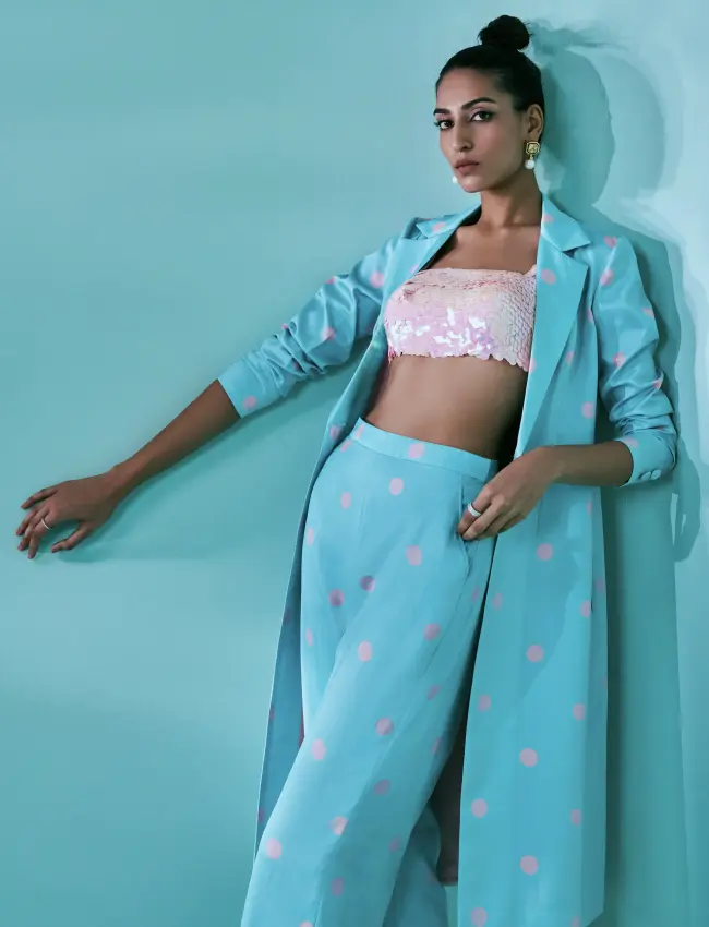 Dazzling Trench Set