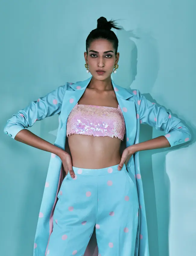 Dazzling Trench Set