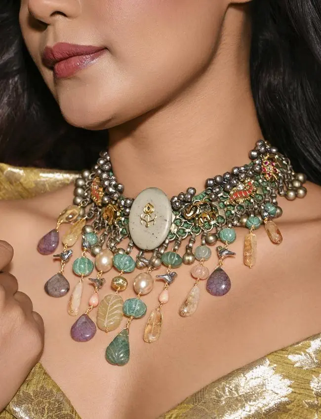 Whimsical Multicolor Necklace