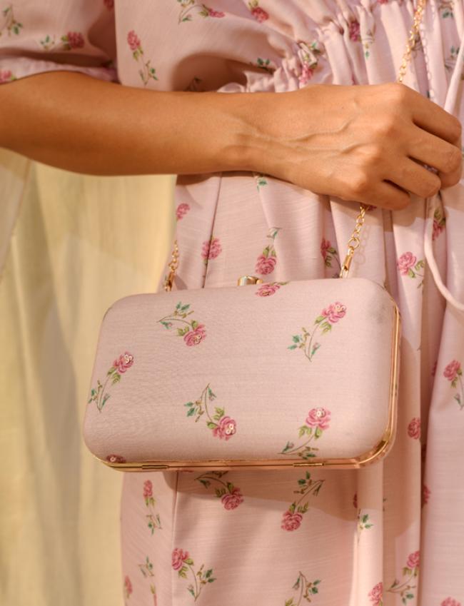 Rosey Pink Clutch