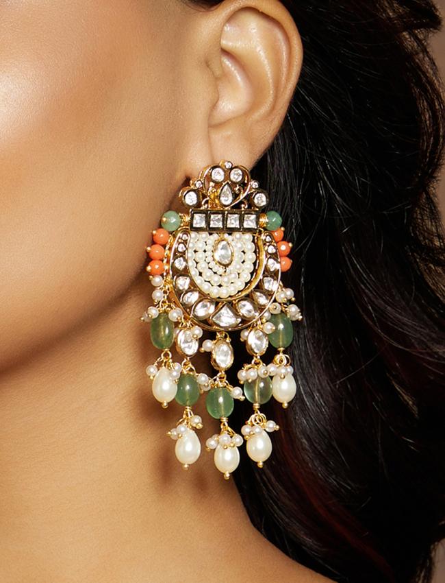 Multi Colour Bespoke Dangler Earring