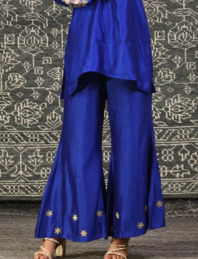 eeda_Noor Blue  KURTA SET_M