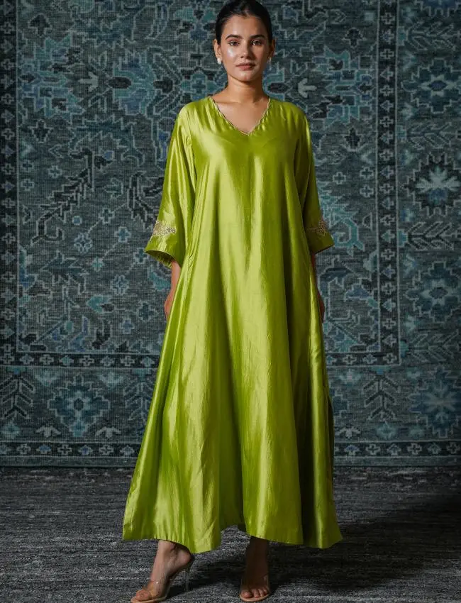 eeda_Noor Green Dress_M