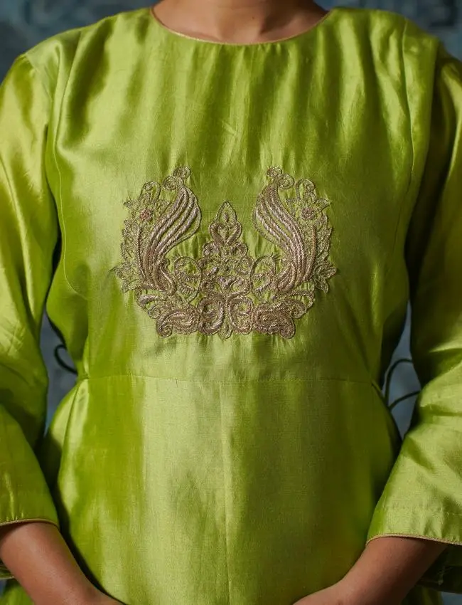 eeda_Noor Green KURTA SET_M