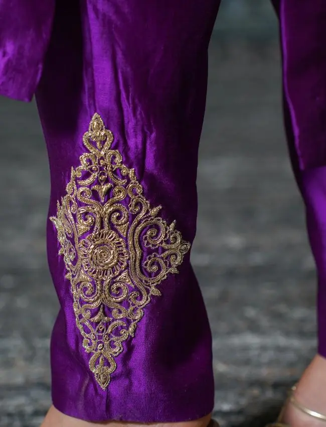 eeda_Noor Purple KURTA SET_M