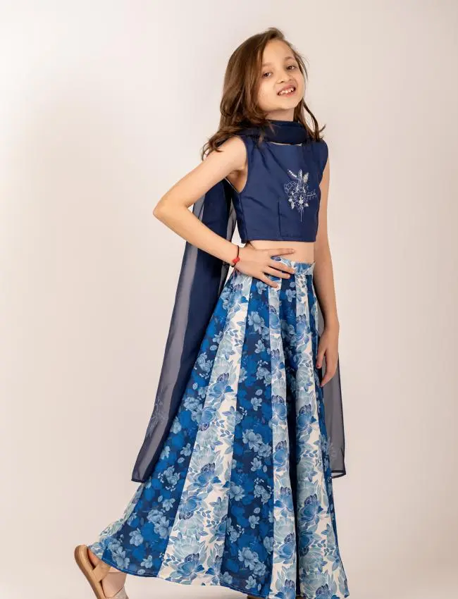 Noori Kali Lehenga Kids