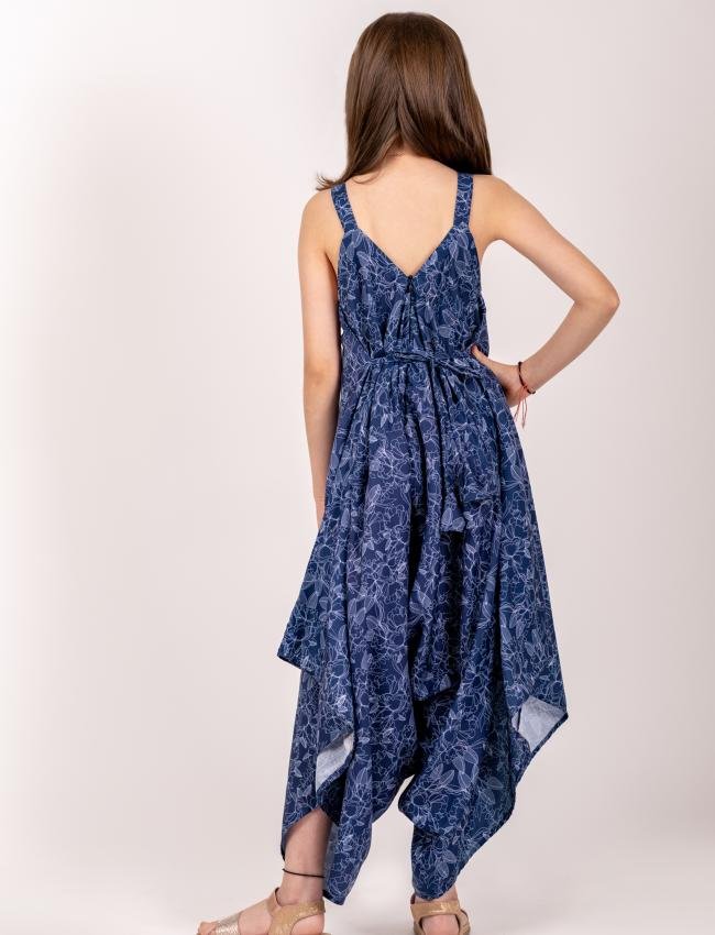 Twilight Blue Palazzo Jumpsuit Kids