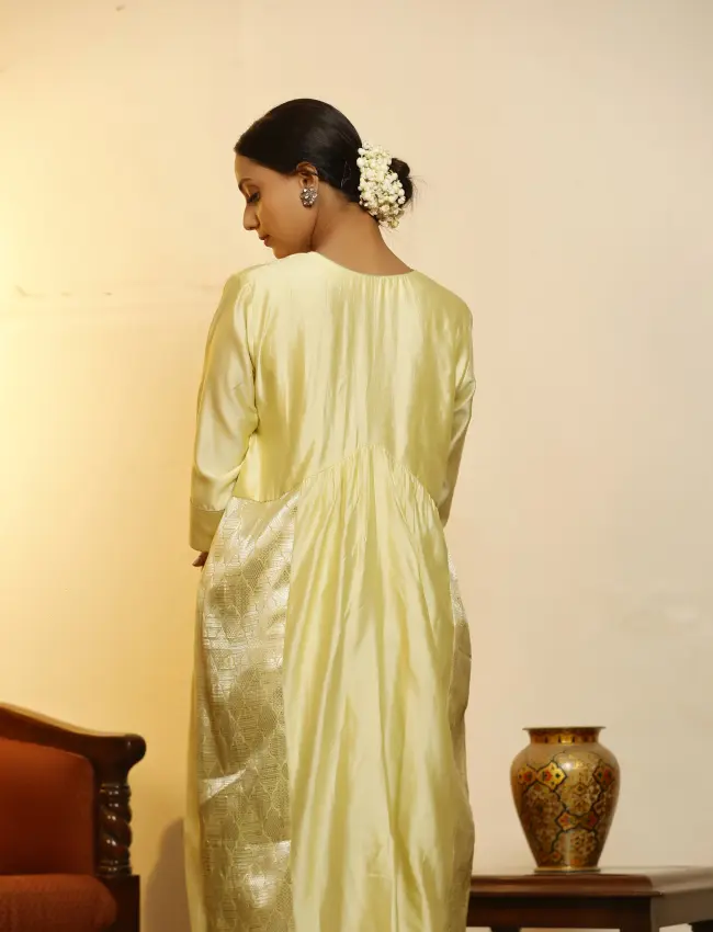 Eeda_Sehej_Yellow_Gather_Dress