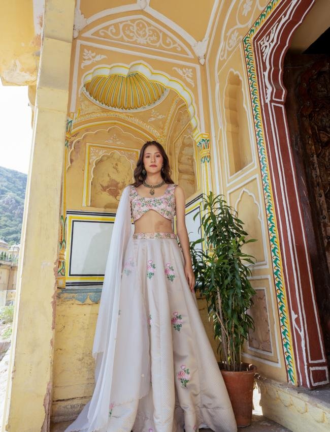 Moss Green Lehenga