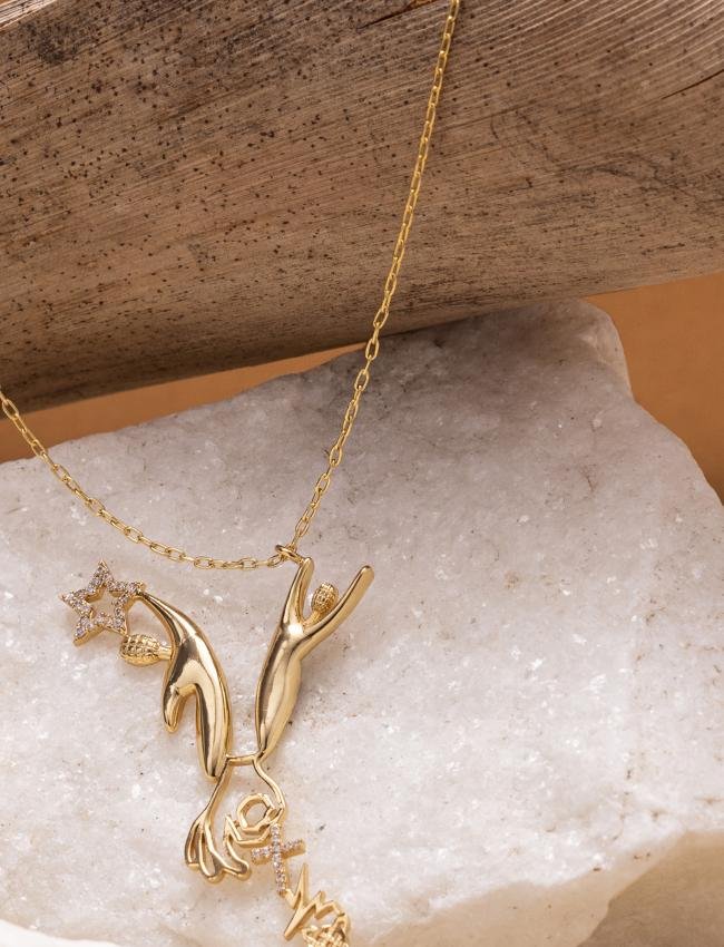 LA CROIX PENDANT(GOLD PLATED)