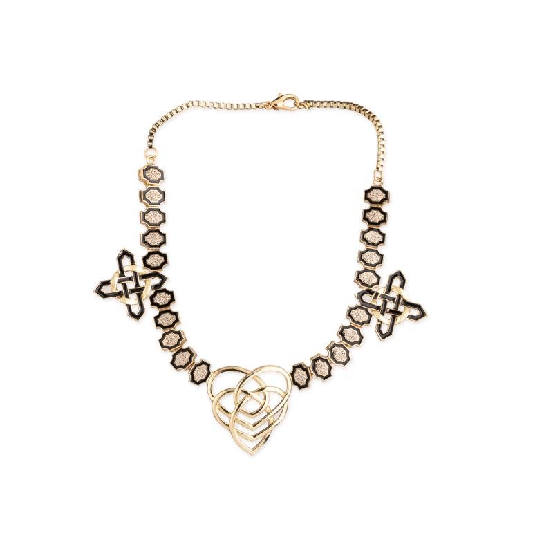 HEXAGONE NECKPIECE(GOLD PLATED)