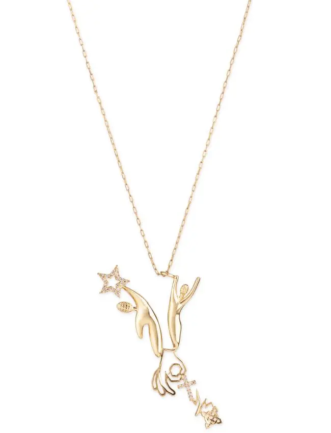 LA CROIX PENDANT(GOLD PLATED)