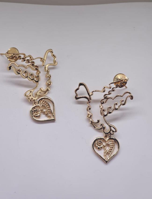 HEART HANDLE EARRINGS