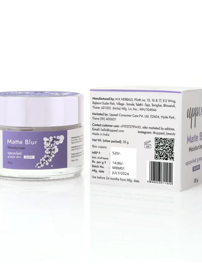Matte Blur Moisturizer with Upcycled Grape - 35g