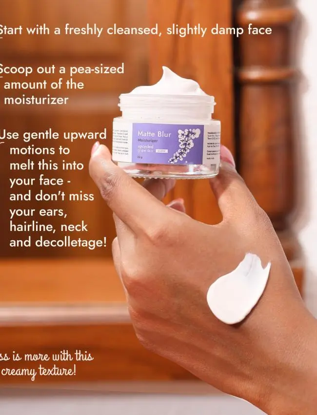 Matte Blur Moisturizer with Upcycled Grape - 35g