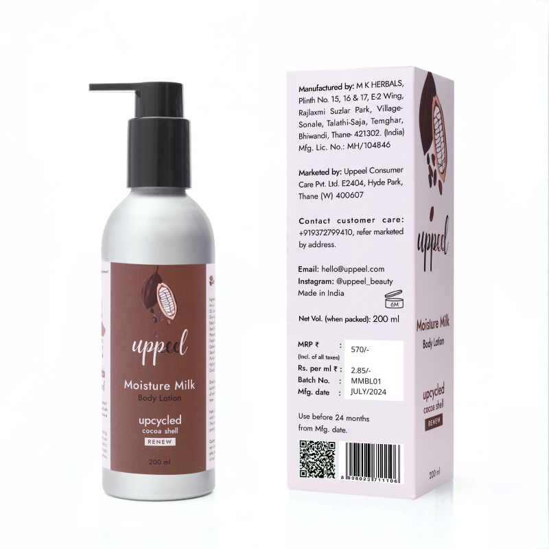 Moisture Milk Body Lotion with Upcycled Cocoa - 200 ml